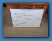 Day 6 - 2 Jan 2012  Santa Cruz Island Itinerary.